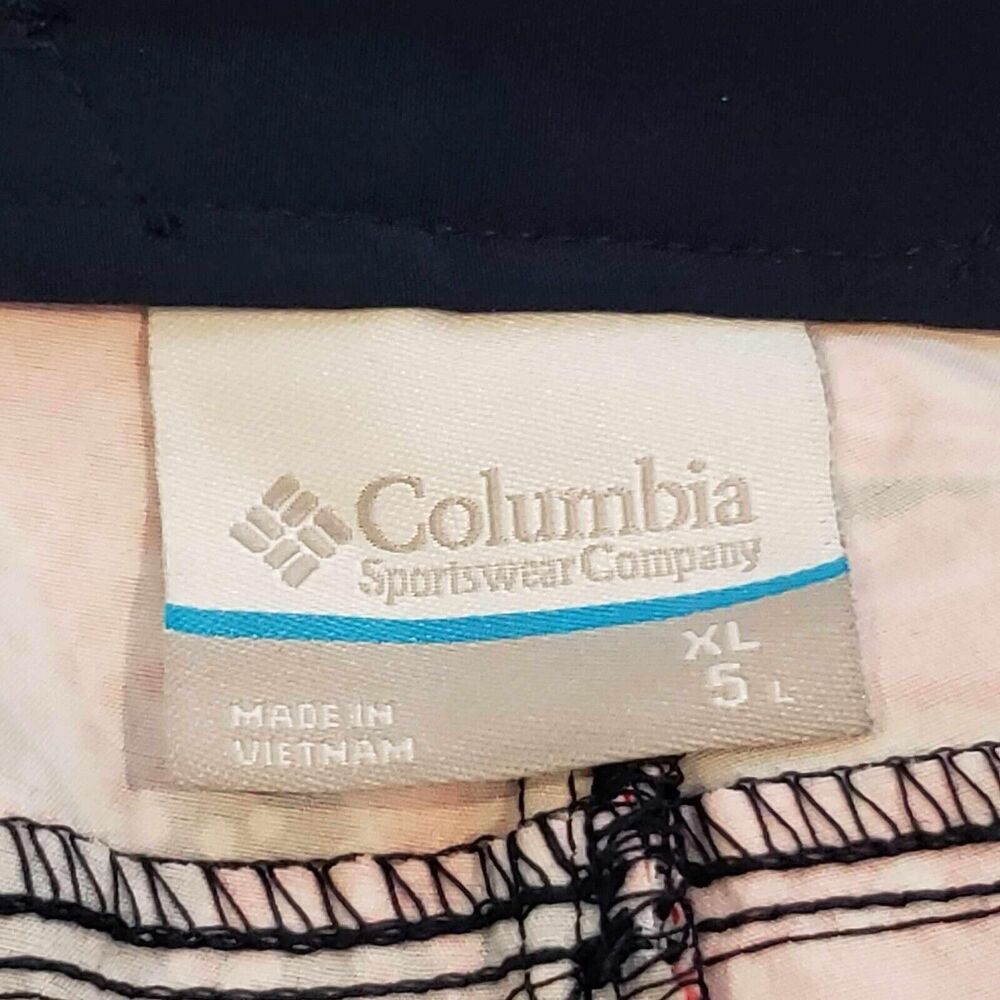 Columbia Women's Swim Shorts - Coral and Teal Floral - Picture 8 of 12